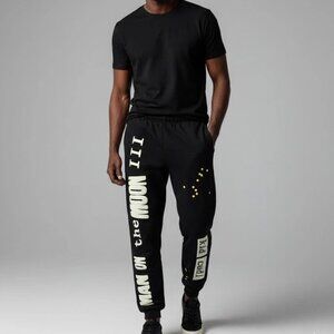 CPFM Kid Cudi MOTM3 Merch Puff Print Sweatpants Size Small Mens Unisex Black